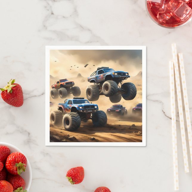 Guardanapo De Papel Monster Trucks Mayhem, (Insitu)