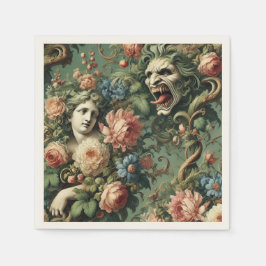 Guardanapo De Papel Monstres au Paradis - Vitoriano Gótico