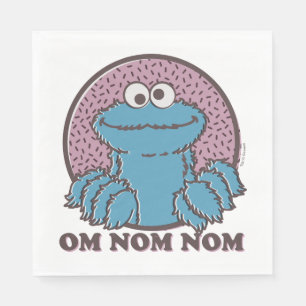 Guardanapo De Papel Monstro de cookies Om Nom