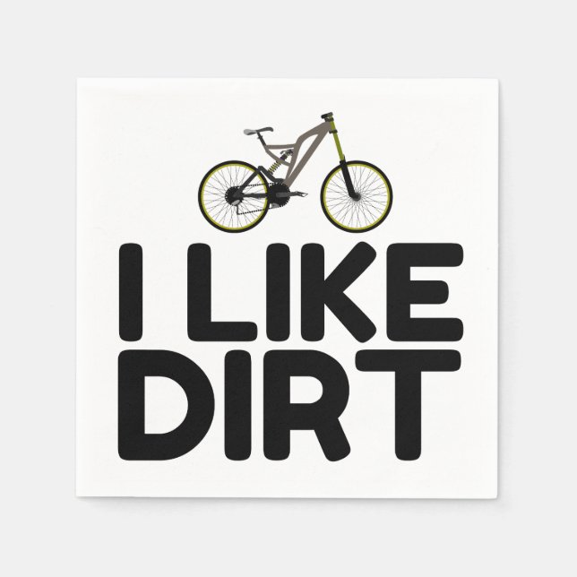 GUARDANAPO DE PAPEL MONTAIN BIKE DIRT (Frente)