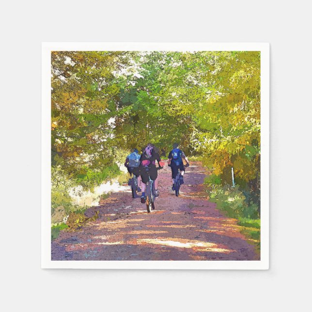 GUARDANAPO DE PAPEL MONTANHA BIKING (Frente)