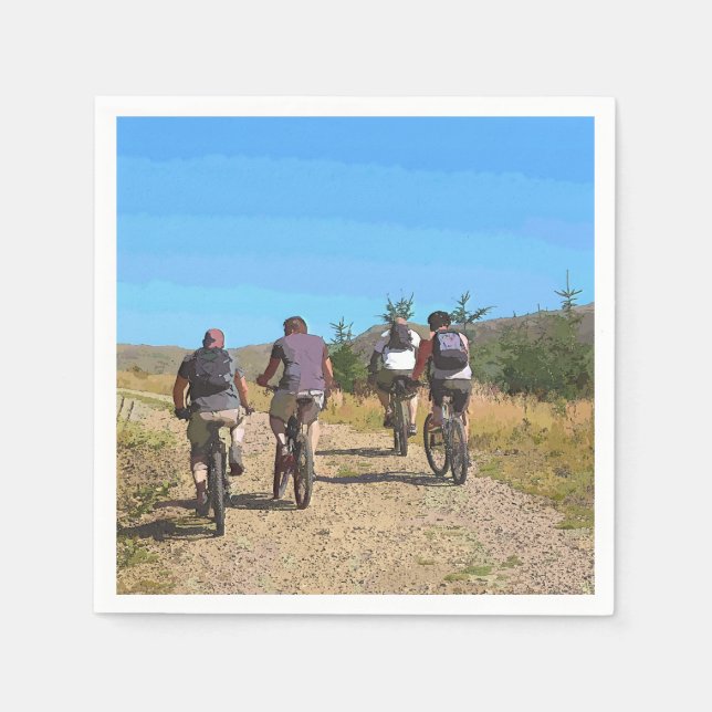 GUARDANAPO DE PAPEL MONTANHA BIKING (Frente)