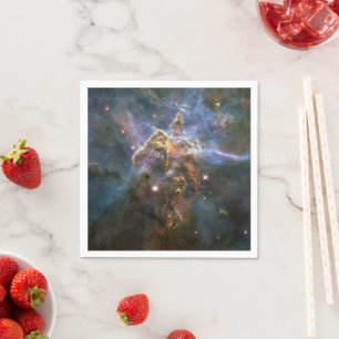 Guardanapo De Papel Montanha Mística na Nebulosa Carina Hubble Espaço