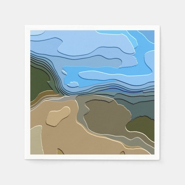 GUARDANAPO DE PAPEL MONTANHAS (Frente)