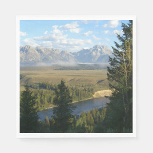 Guardanapo De Papel Montanhas e Rio Jackson Hole