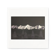 Montanhas Elk Horn Napkin