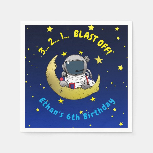 Guardanapo De Papel Moon Adventure (Frente)