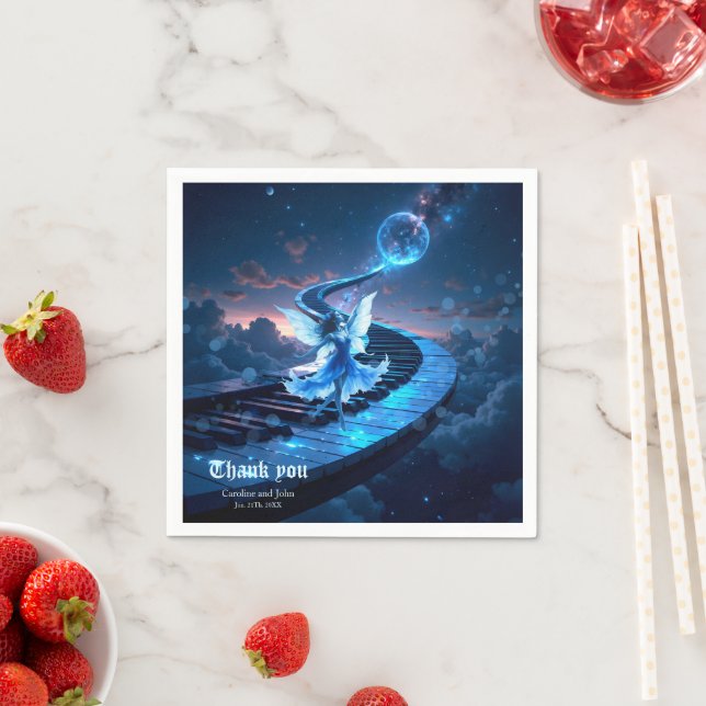 Guardanapo De Papel Moonlight Rehearsal – Dancing in the moonlight.  (Insitu)