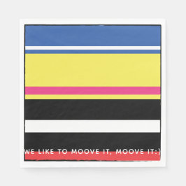 Guardanapo De Papel Moosicianos Festa de aniversário incrivelmente eng