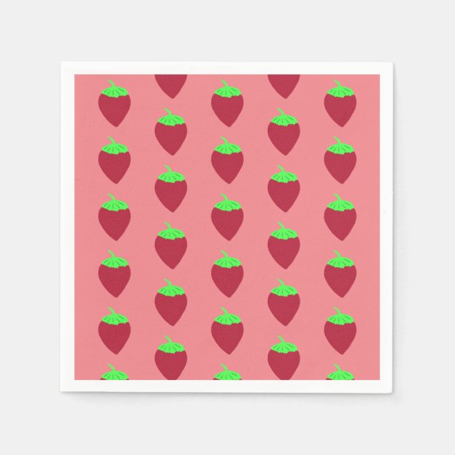 Guardanapo De Papel Morango (Frente)