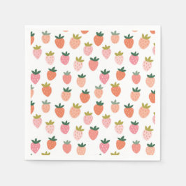 Guardanapo De Papel Morango Cugado