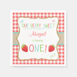 Guardanapo De Papel Morango Papel Napkins fruta Picnic