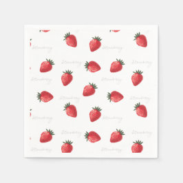 Guardanapo De Papel Morango Peachify