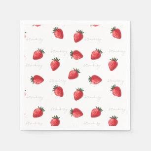 Guardanapo De Papel Morango Peachify