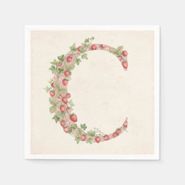 Guardanapo De Papel Morangos e Ivy, por Natasha Us
