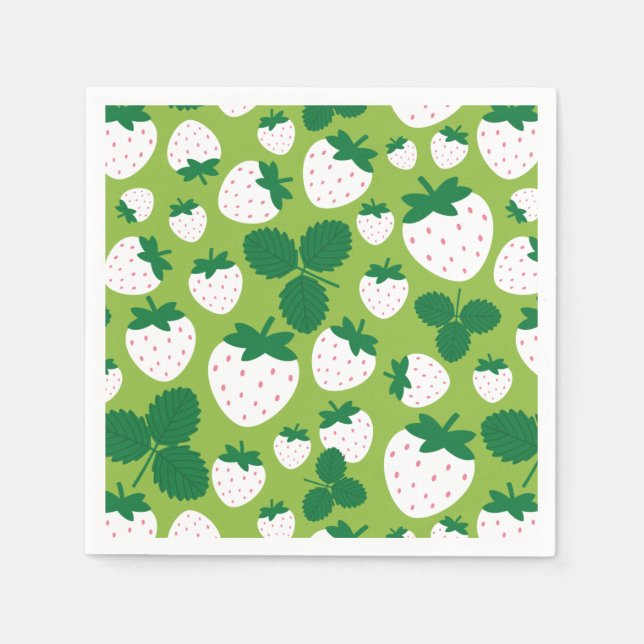Guardanapo De Papel Morangos Napkins (Frente)