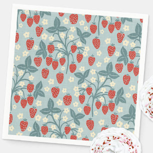 Guardanapo De Papel Morangueiro Estilo Vintage