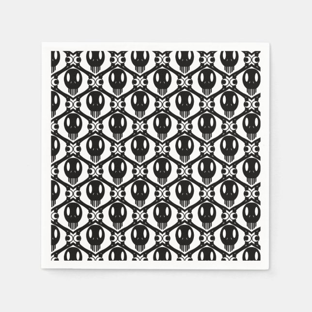 Guardanapo De Papel Morbid Faces (Frente)