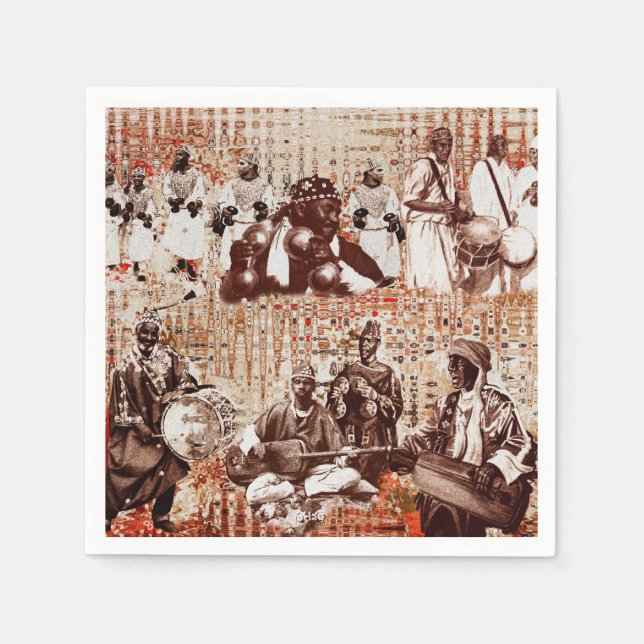 Guardanapo De Papel Moroccan Feast V4 (Frente)