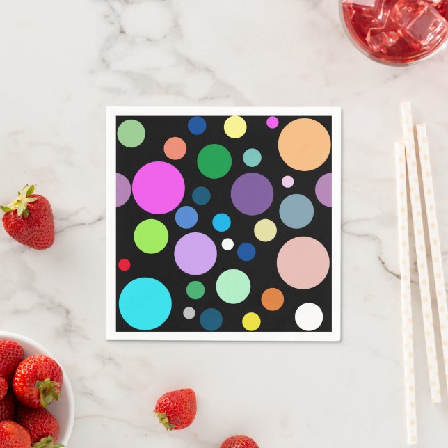 Guardanapo De Papel motif rond (Insitu)