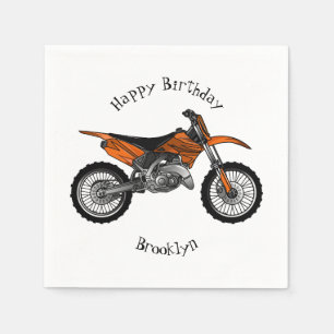 Guardanapo De Papel Moto fora-de-estrada/desenho animado