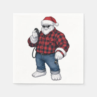 Guardanapo De Papel Motorista de Caminhão Yeti Abominável Snowman Engr