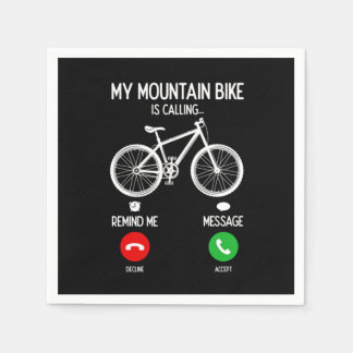 Guardanapo De Papel Mountain Biking MTB Downhill Cyclist Cycling Gift