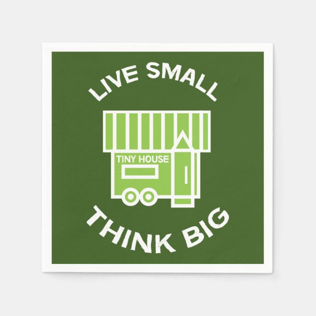 Guardanapo De Papel Movimento Casa Pequena - Casas Pequenas - Casa Peq (Frente)