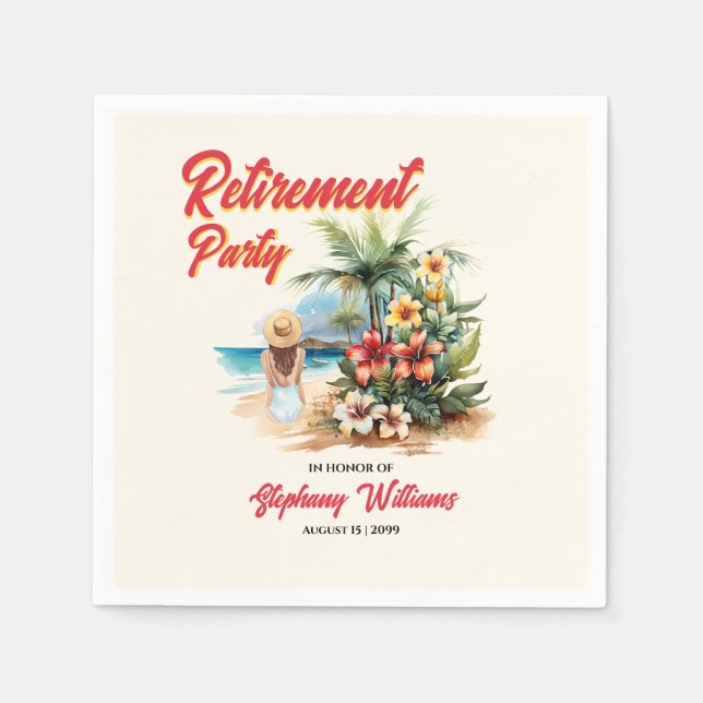 Guardanapo De Papel Mulher do Partido da Reforma das Mulheres Praia Al (Frente)