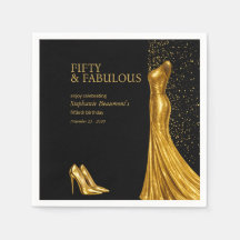 Mulher Elegante Fabuloso Vestido Dourado Aniversár