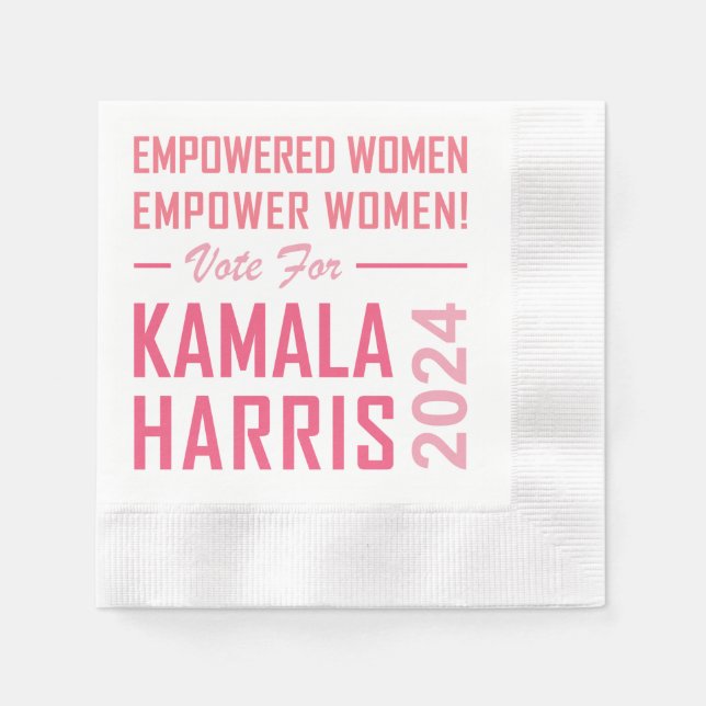 GUARDANAPO DE PAPEL MULHERES COM PODERES EMPODERAM MULHERES! (Frente)