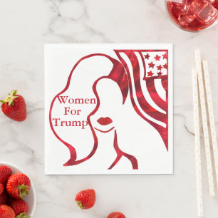 GUARDANAPO DE PAPEL MULHERES PARA TRUMP