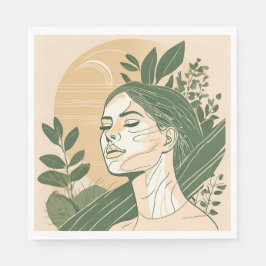 Guardanapo De Papel Musa - Papel de Almoço Padrão Napkins