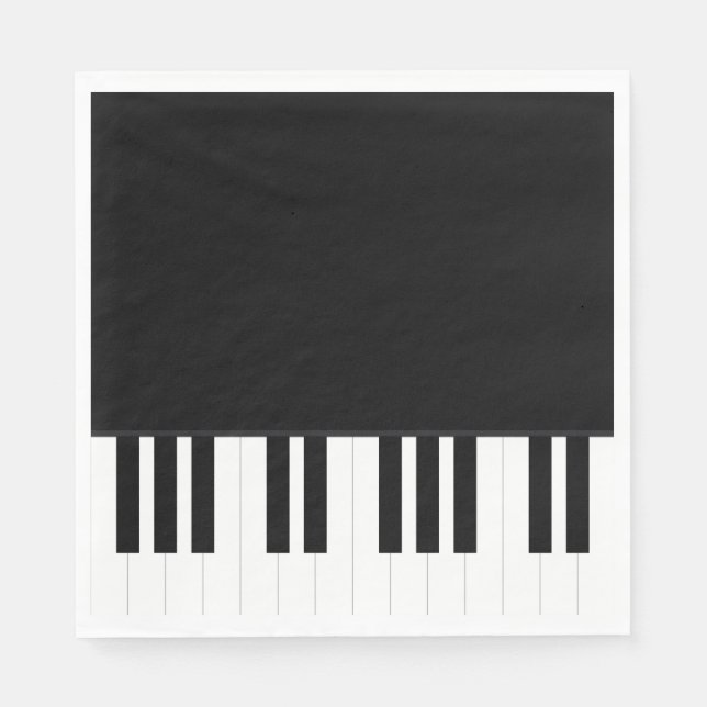 GUARDANAPO DE PAPEL MÚSICA DE PIANO (Frente)