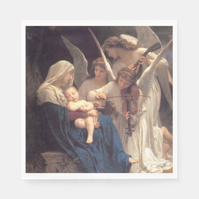 Guardanapo De Papel Música dos Anjos (Arte Vintage) (Frente)