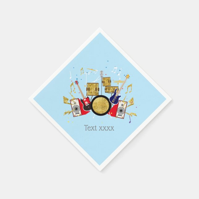 Guardanapo De Papel musical de grupo de violão (Canto)