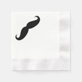 Guardanapo De Papel Mustache Napkins