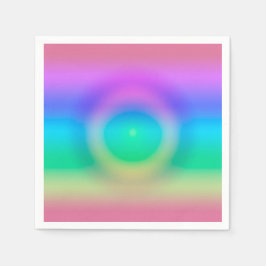 Guardanapo De Papel Mystic Rainbow Eye Ombre