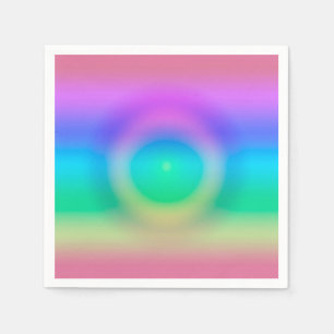 Guardanapo De Papel Mystic Rainbow Eye Ombre