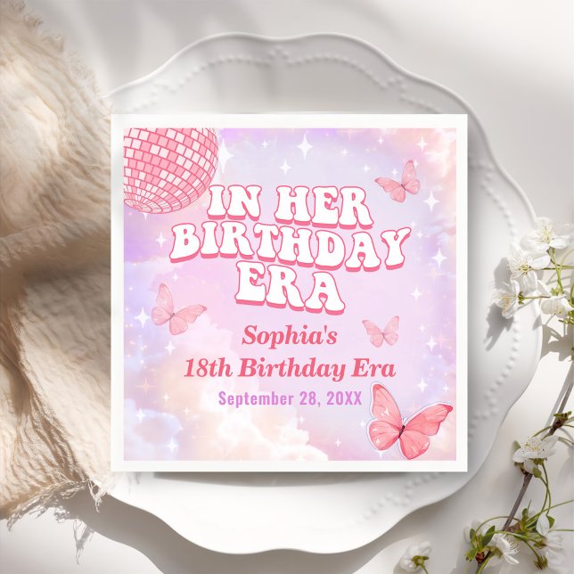 Guardanapo De Papel Na Festa de aniversário Da Era De Aniversário (Criador carregado)