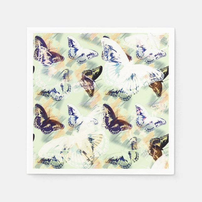 Guardanapo De Papel Na moda de borboleta adorável (Frente)