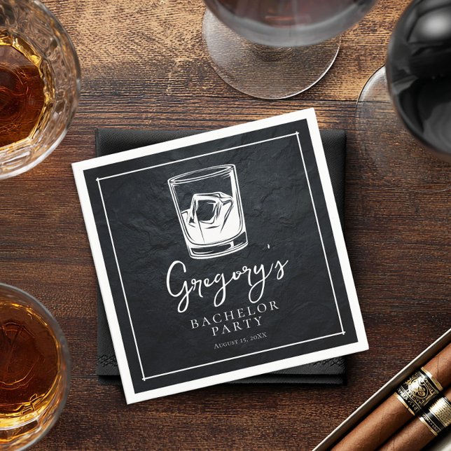 Guardanapo De Papel Na moda moderna do partido de solteiro (Criador carregado)