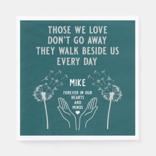 Guardanapo De Papel Na Recepção Funeral da Memória
