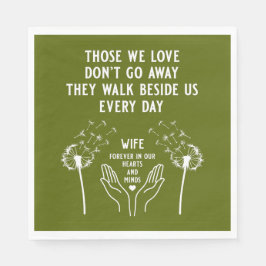 Guardanapo De Papel Na Recepção Funeral da Memória