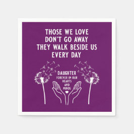 Guardanapo De Papel Na Recepção Funeral da Memória