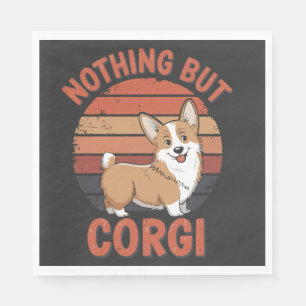 Guardanapo De Papel Nada Além de Corgi