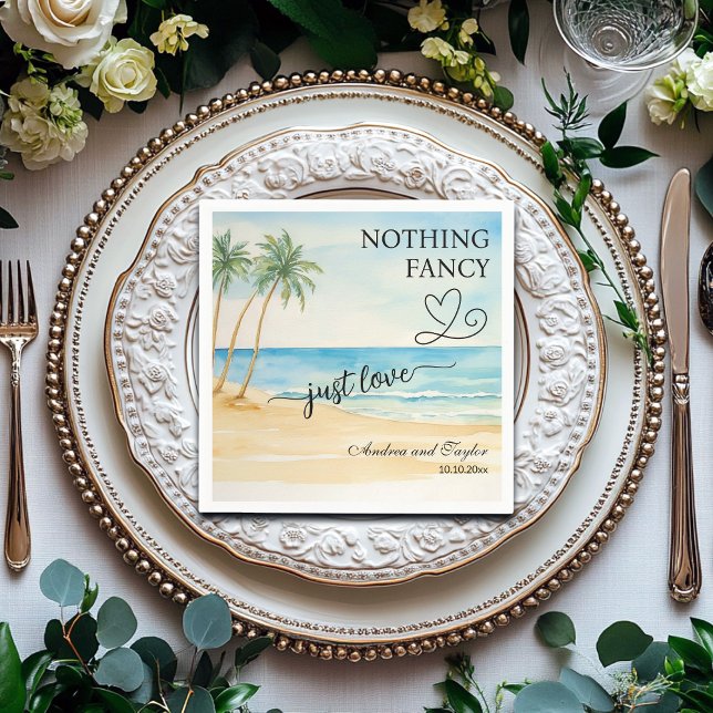 Guardanapo De Papel Nada De Rico Adorando Casamento Elegante (Criador carregado)