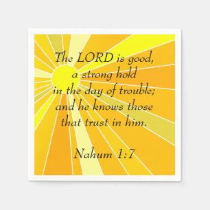 Guardanapo De Papel Nahum 1:7