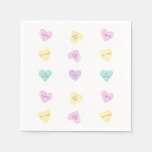 Guardanapo De Papel Namorados Partido Heartz Love Around World Napkins