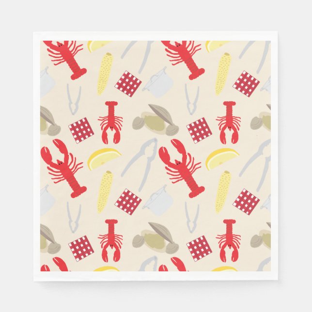 Guardanapo De Papel Nantucket Clambake Paper Napkins (Frente)